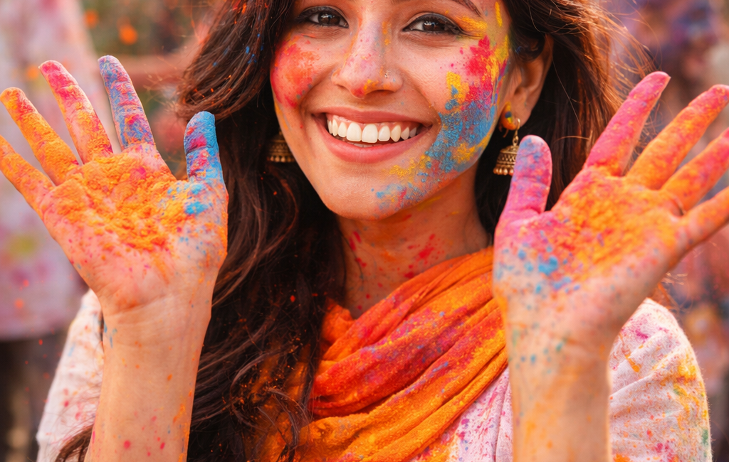Holi-girl