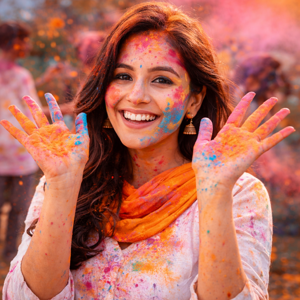 Holi-girl